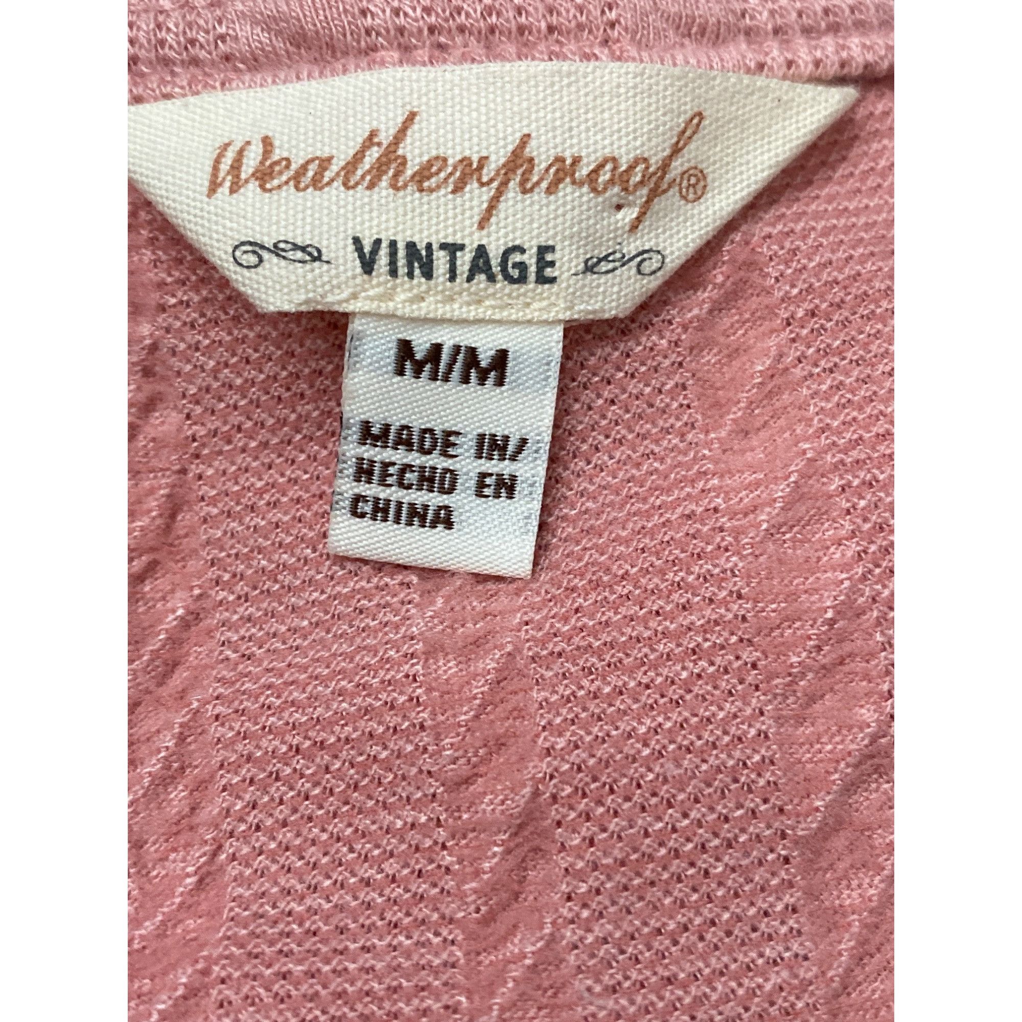 Vintage Weatherproof Vintage Top Short Sleeve Button Tie Waist V Nec Size M / US 6-8 / IT 42-44 - 12 Thumbnail