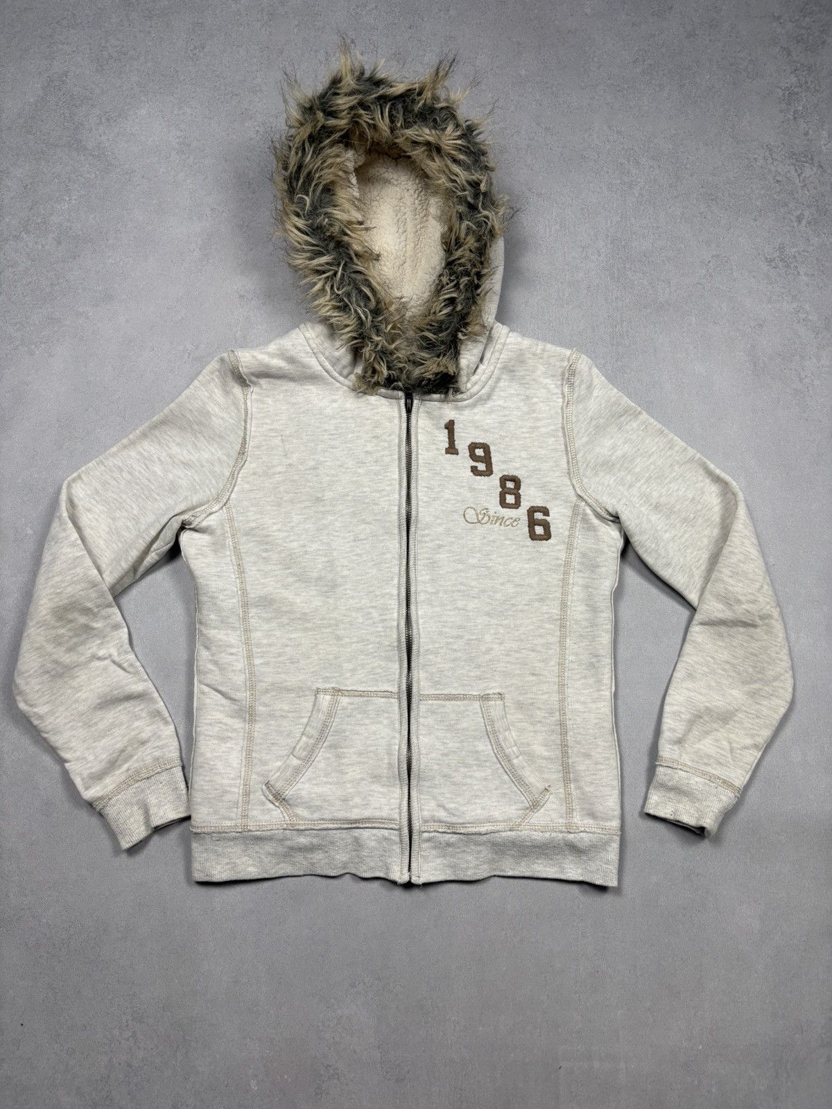Hysteric Glamour Japanese Vintage Fur Hood Zip Hoodie Ifsix Lgb Style Y2K Size S / US 4 / IT 40 - 1 Thumbnail