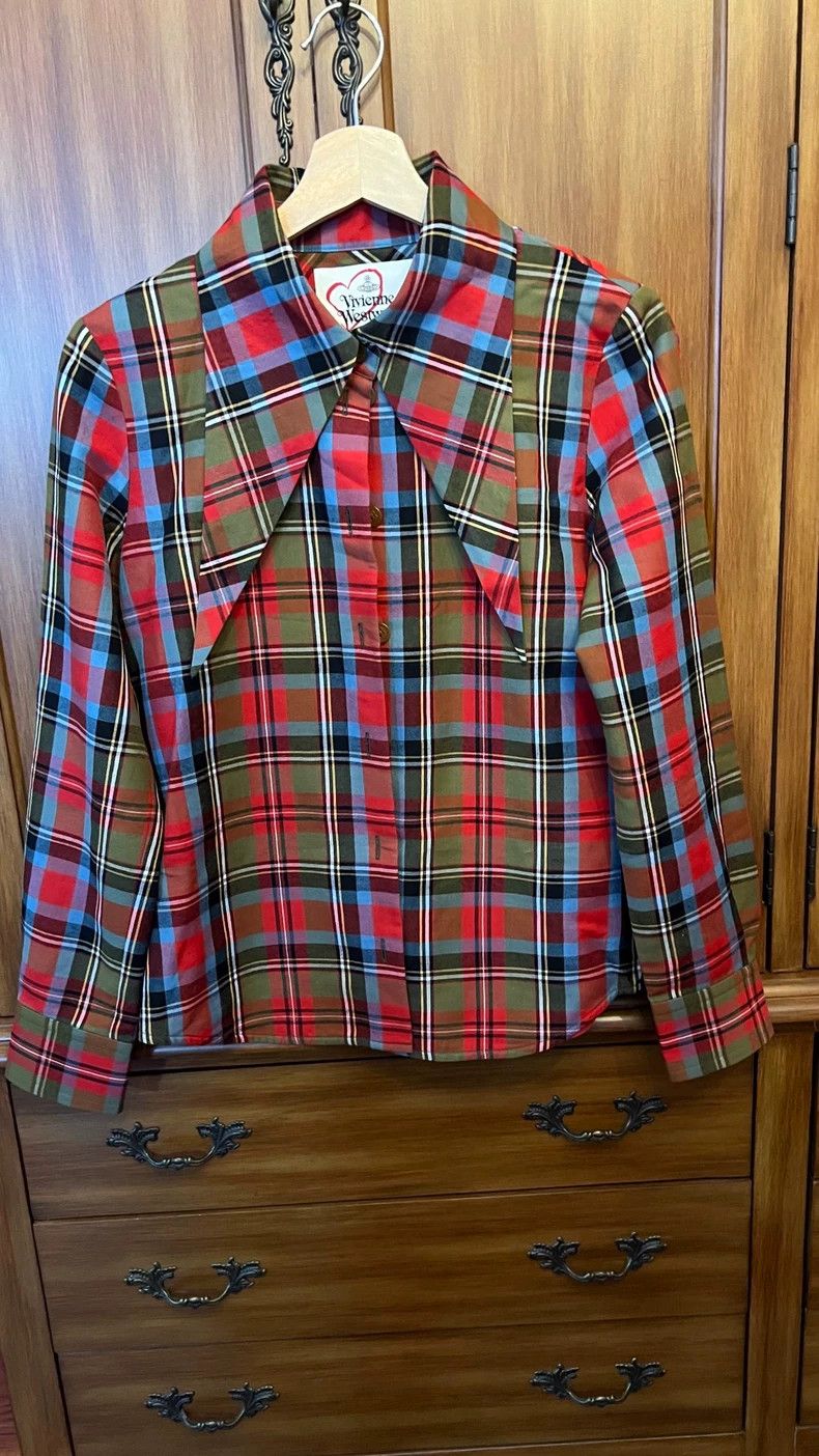 Vivienne Westwood Vivienne Westwood Scottish plaid shirt, long sleeves Size ONE SIZE - 2 Thumbnail