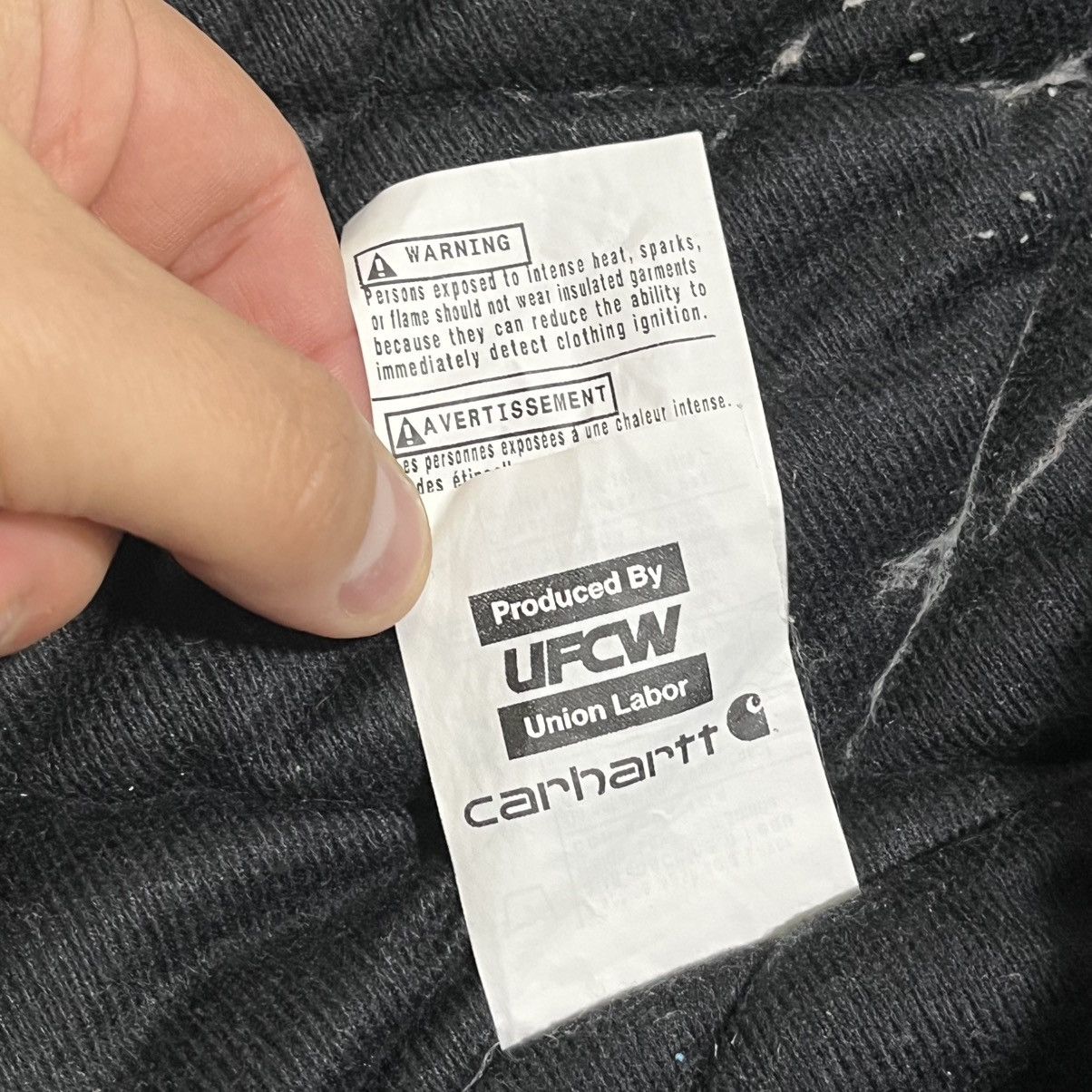 Carhartt VINTAGE CARHARTT GRAY CANVAS WORKWEAR HOODED JACKET SIZE XXL Size US XXL / EU 58 / 5 - 8 Thumbnail