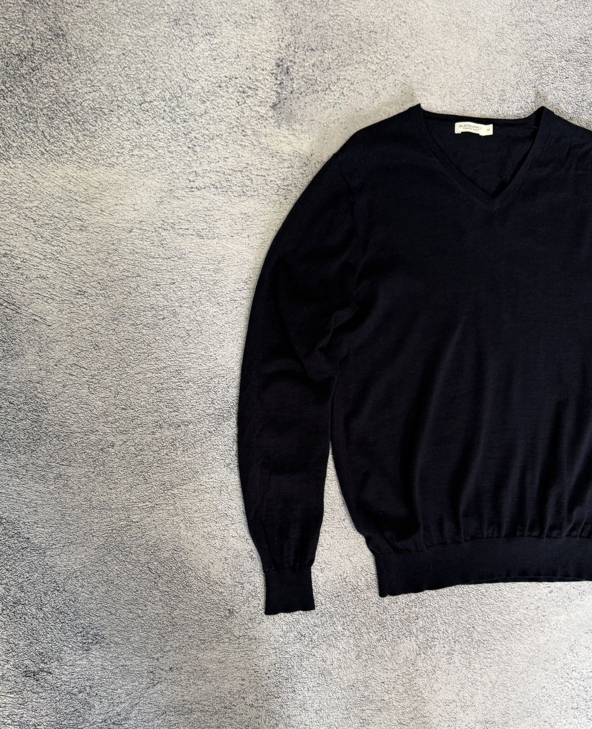 Suitsupply Suitsupply Mens M Merino Wool V Neck Sweater Pullover Navy Size US M / EU 48-50 / 2 - 4 Thumbnail