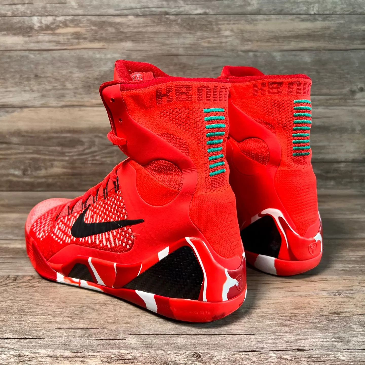Nike Nike Kobe 9 Xmas Red/White 43 Size US 9.5 / EU 42-43 - 4 Thumbnail