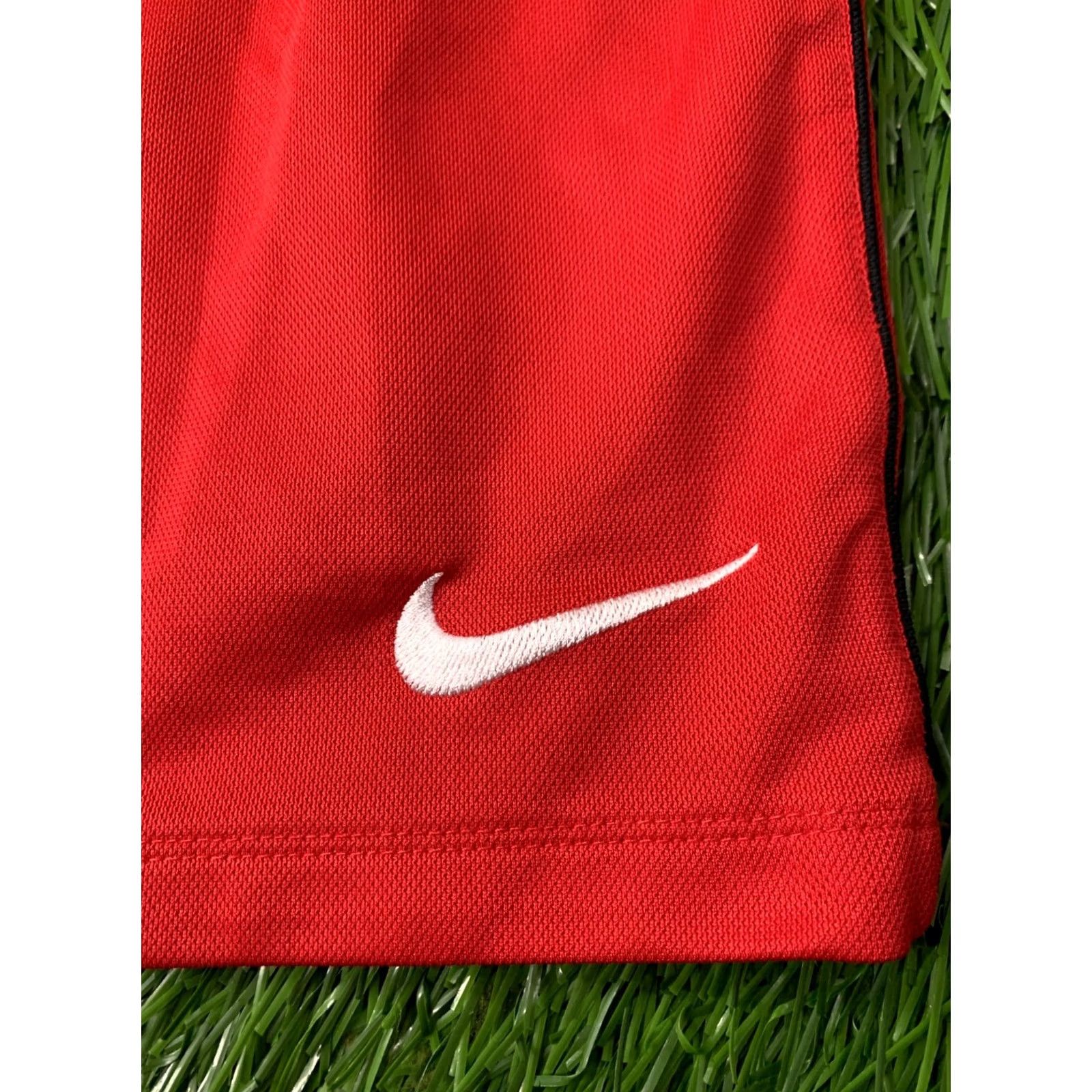 Nike Nike Dri-FIT Short Football Shorts Men S Red Black 2013 Size US 29 - 2 Thumbnail
