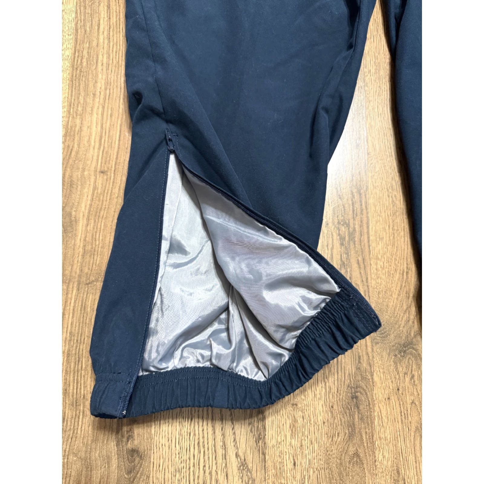 Roundtree & Yorke Roundtree & Yorke Pants, Men's Large, Blue, Ankle Zip, Lined Sport 40" Length Size 36" / US 14 / IT 50 - 4 Thumbnail