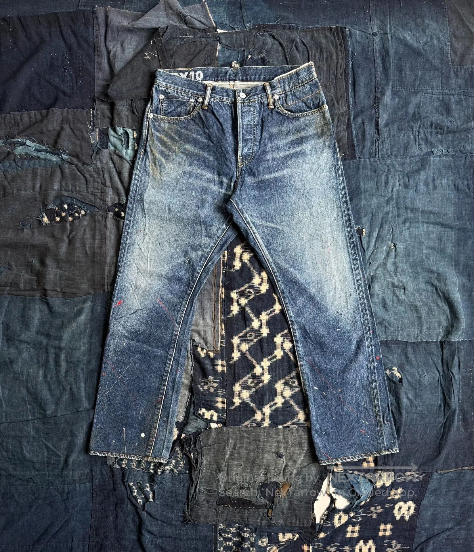 Visvim visvim social sculpture dry wash denim pants. Size US 32 / EU 48 - 1 Thumbnail