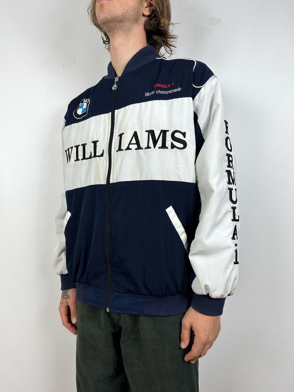 BMW Vintage BMW F1 Williams World Championship Racing Jacket Size US XL / EU 56 / 4 - 4 Thumbnail