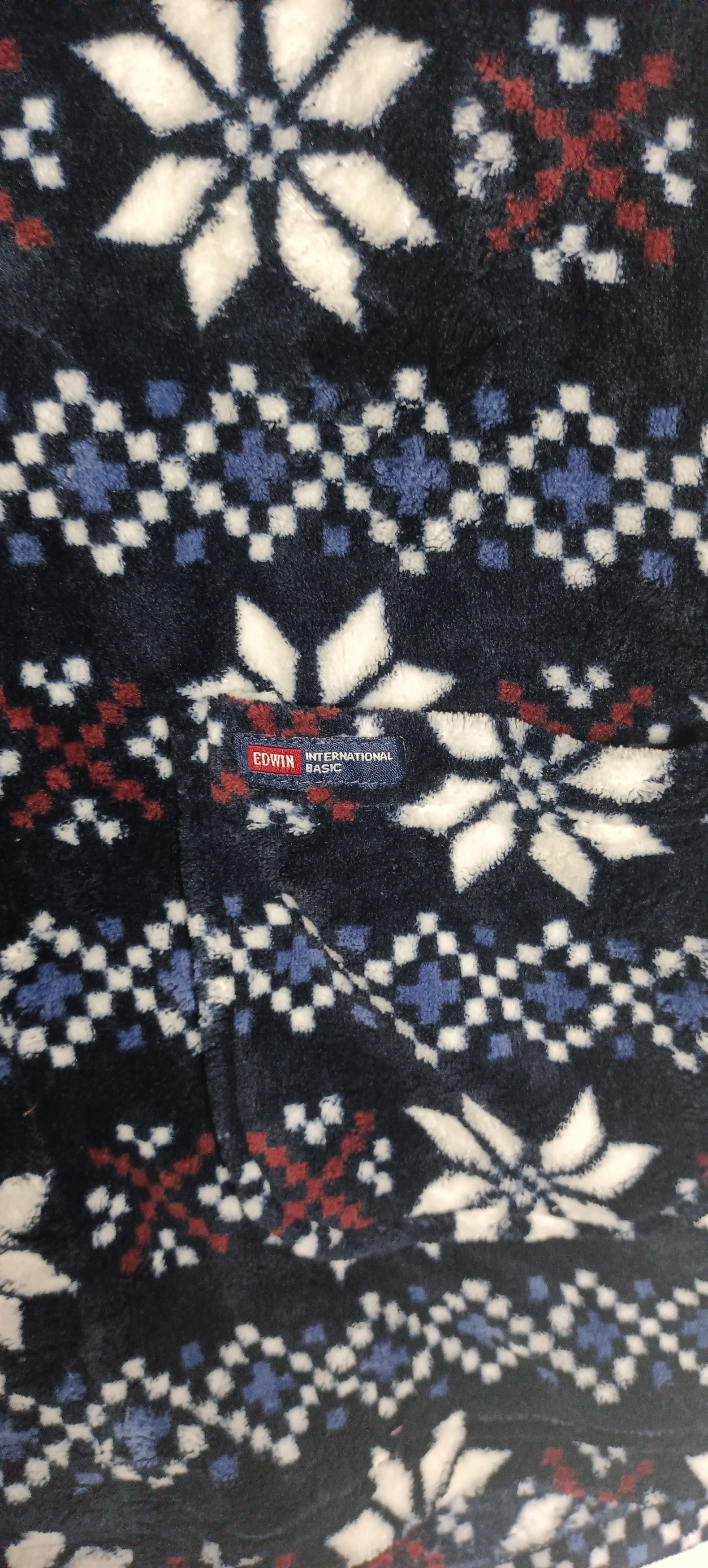 Edwin Vintage Edwin Navajo Fleece Shawl Collar Jacket Size US L / EU 52-54 / 3 - 3 Thumbnail
