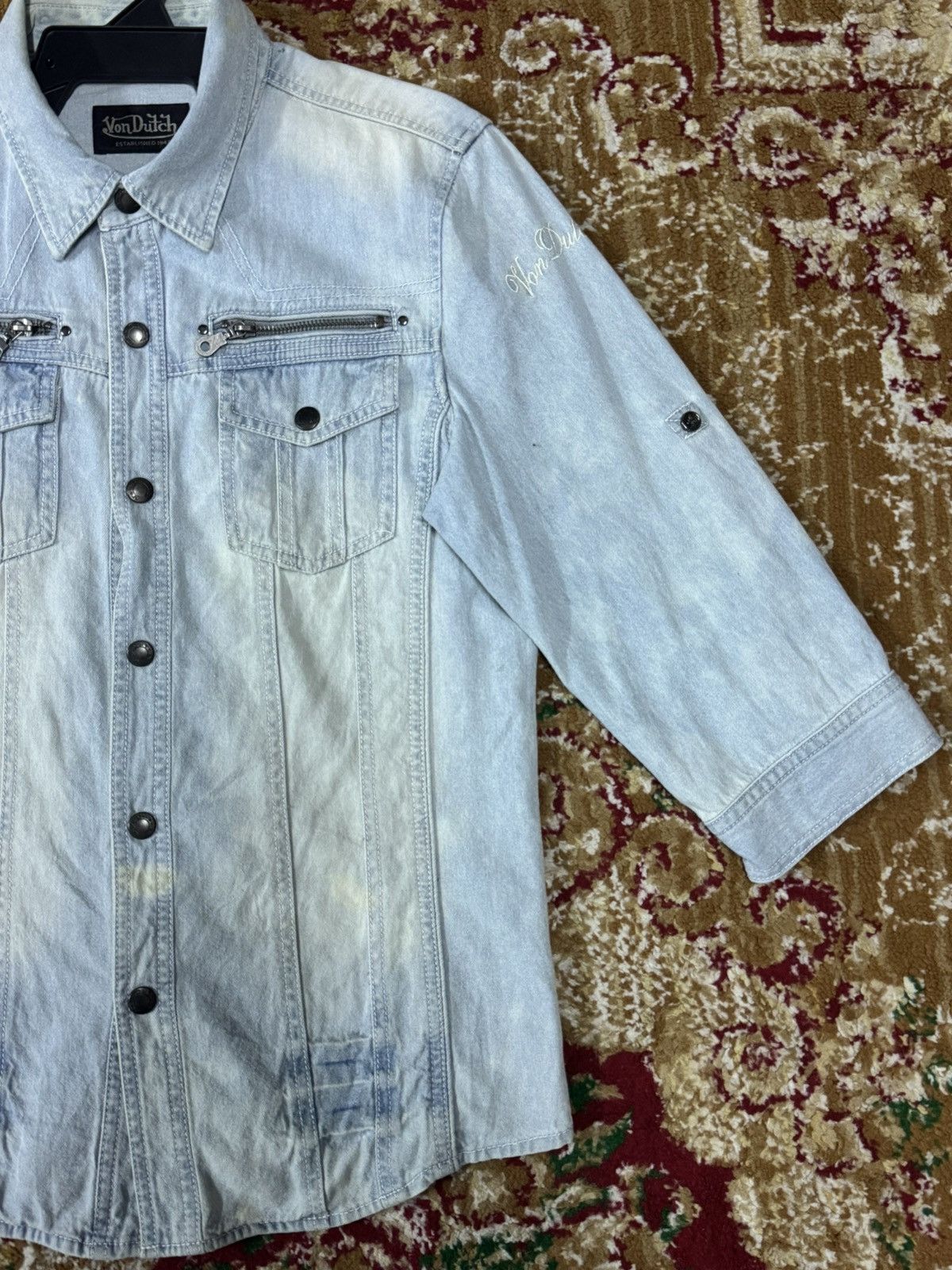 Von Dutch Y2K VON DUTCH DENIME RARE BUTTON Size US M / EU 48-50 / 2 - 3 Thumbnail