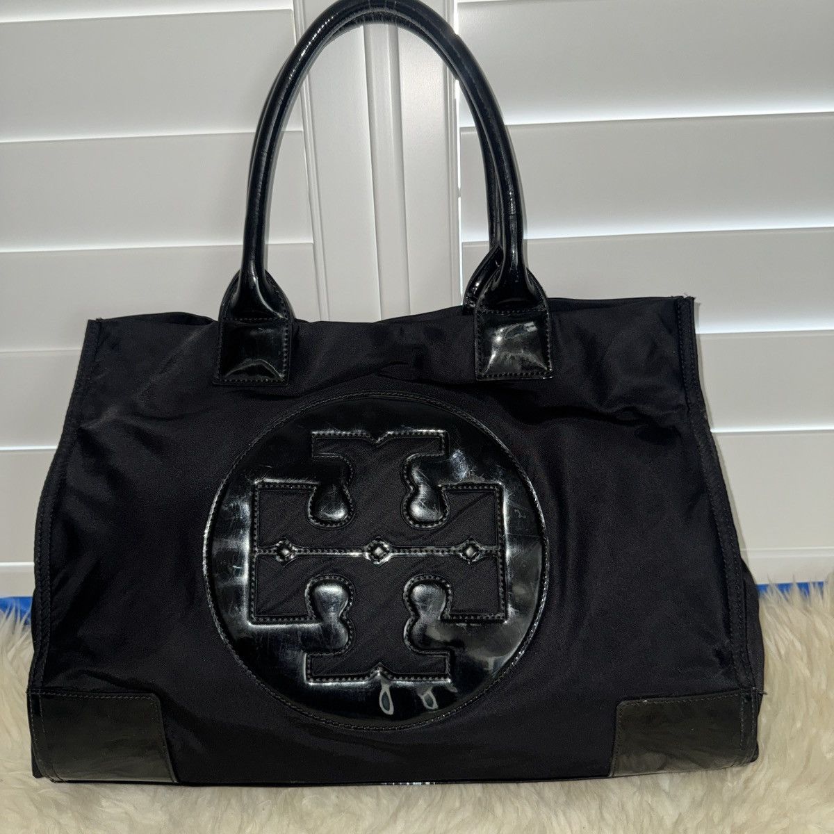 Tory Burch Tory Buch Nylon Tote in Black, Women's