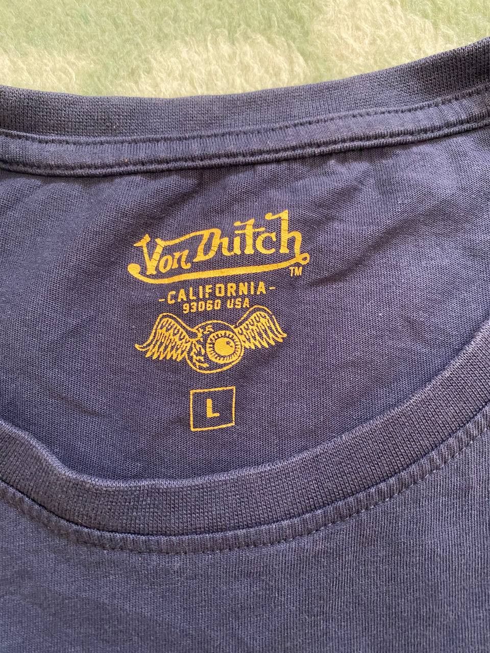 Von Dutch Vintage Von Dutch spell out LOGO tee STREETWEAR Size US L / EU 52-54 / 3 - 2 Thumbnail