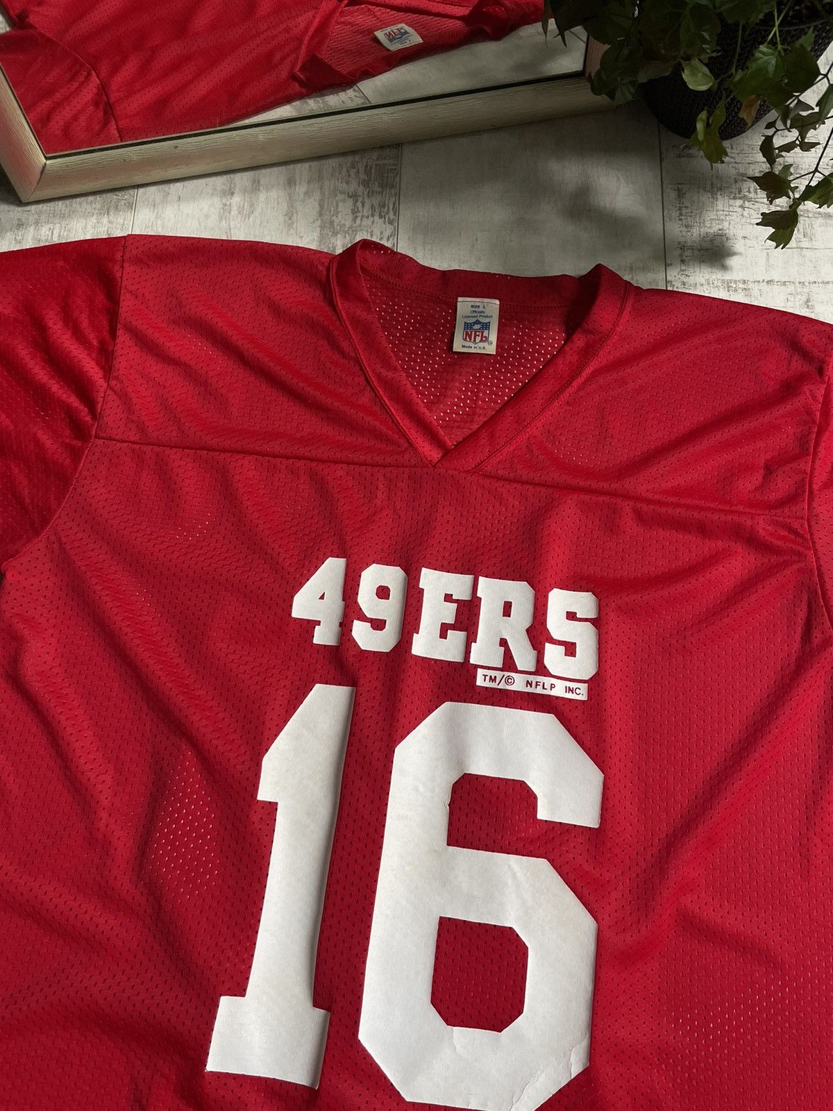 NFL Vintage 80’s San Francisco 49ers Jersey Shirt NFL #16 RARE Size US L / EU 52-54 / 3 - 2 Thumbnail