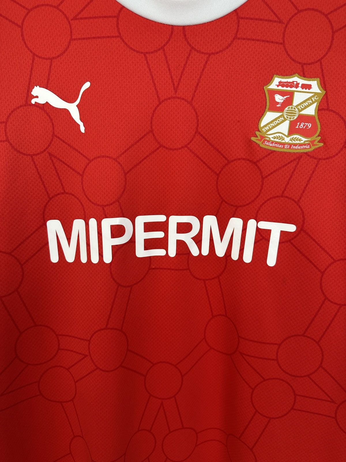 Puma SWINDON TOWN 23/24 PUMA Home Football Shirt Soccer Jersey XL Size US XL / EU 56 / 4 - 4 Thumbnail