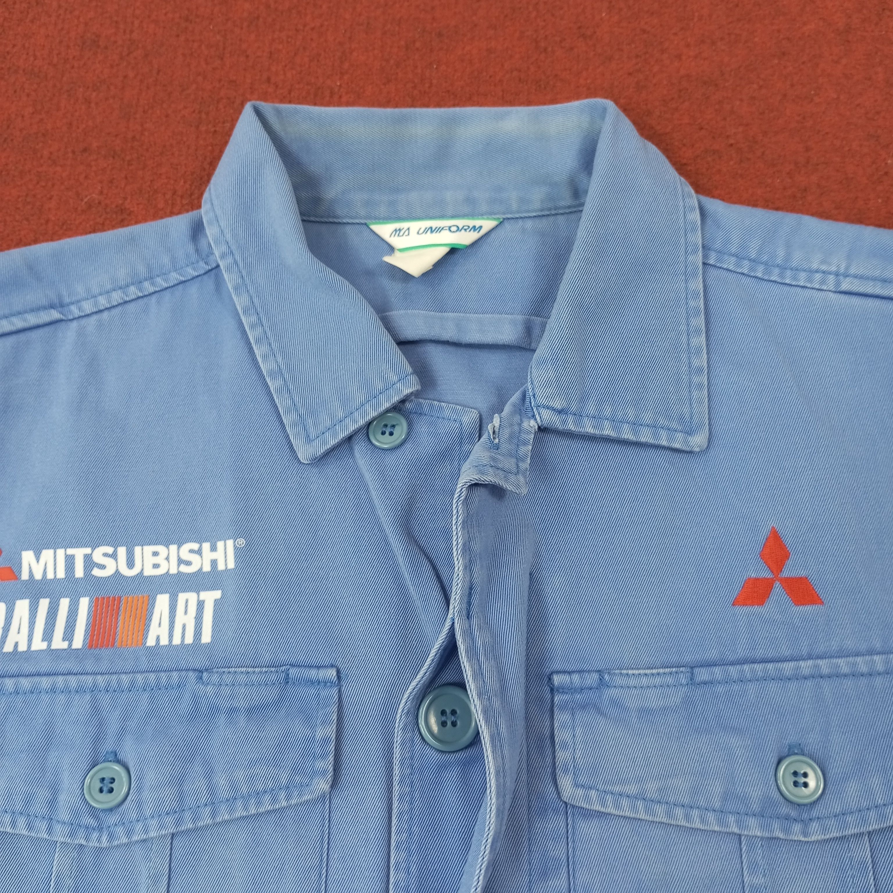 Japanese Brand × Vintage Mitsubishi Ralli Art Motorsports Custom Jacket c218n30 Size US M / EU 48-50 / 2 - 6 Thumbnail