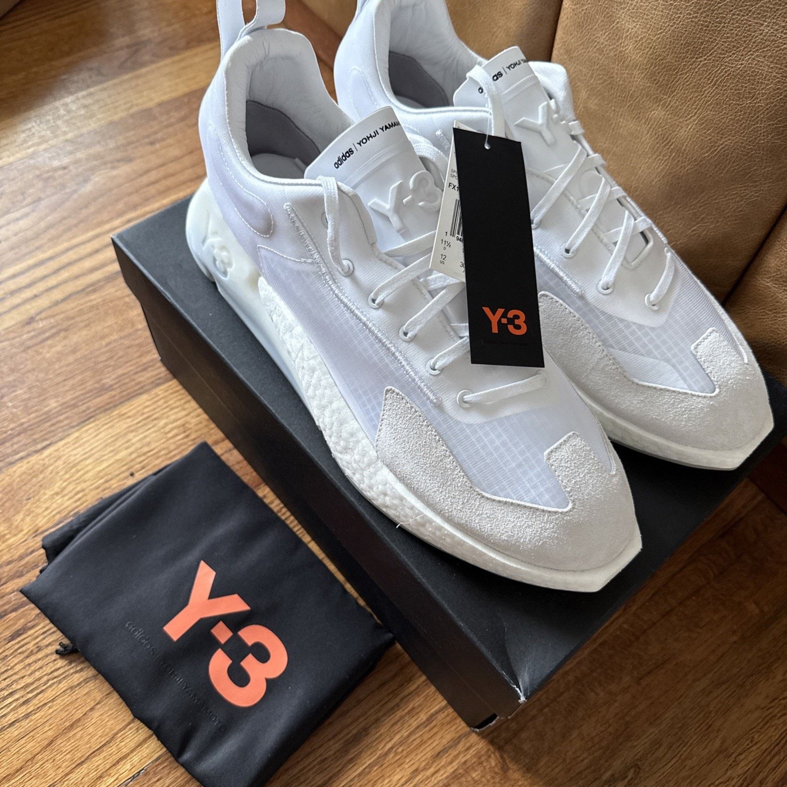 Adidas adidas Y-3 Orisan White 2020 Men Sneakers Size 12 Size US 12 / EU 45 - 2 Thumbnail