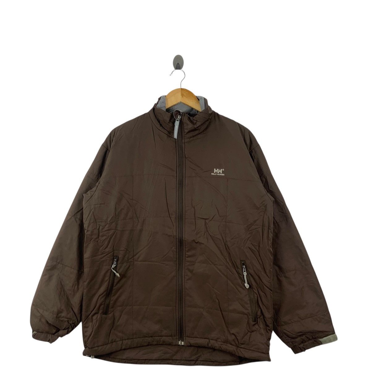 Helly Hansen Vintage HELLY HANSEN Light Puffer Outdoor Jacket Parka Zippe Size US L / EU 52-54 / 3 - 3 Thumbnail