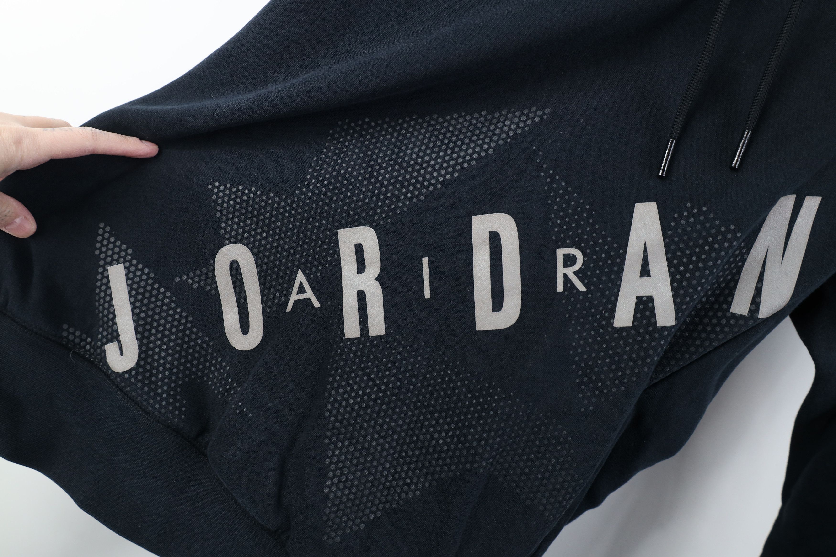 Nike Vintage Y2K Nike Air Jordan Spell Hoodie Sweatshirt Black Size US M / EU 48-50 / 2 - 4 Thumbnail