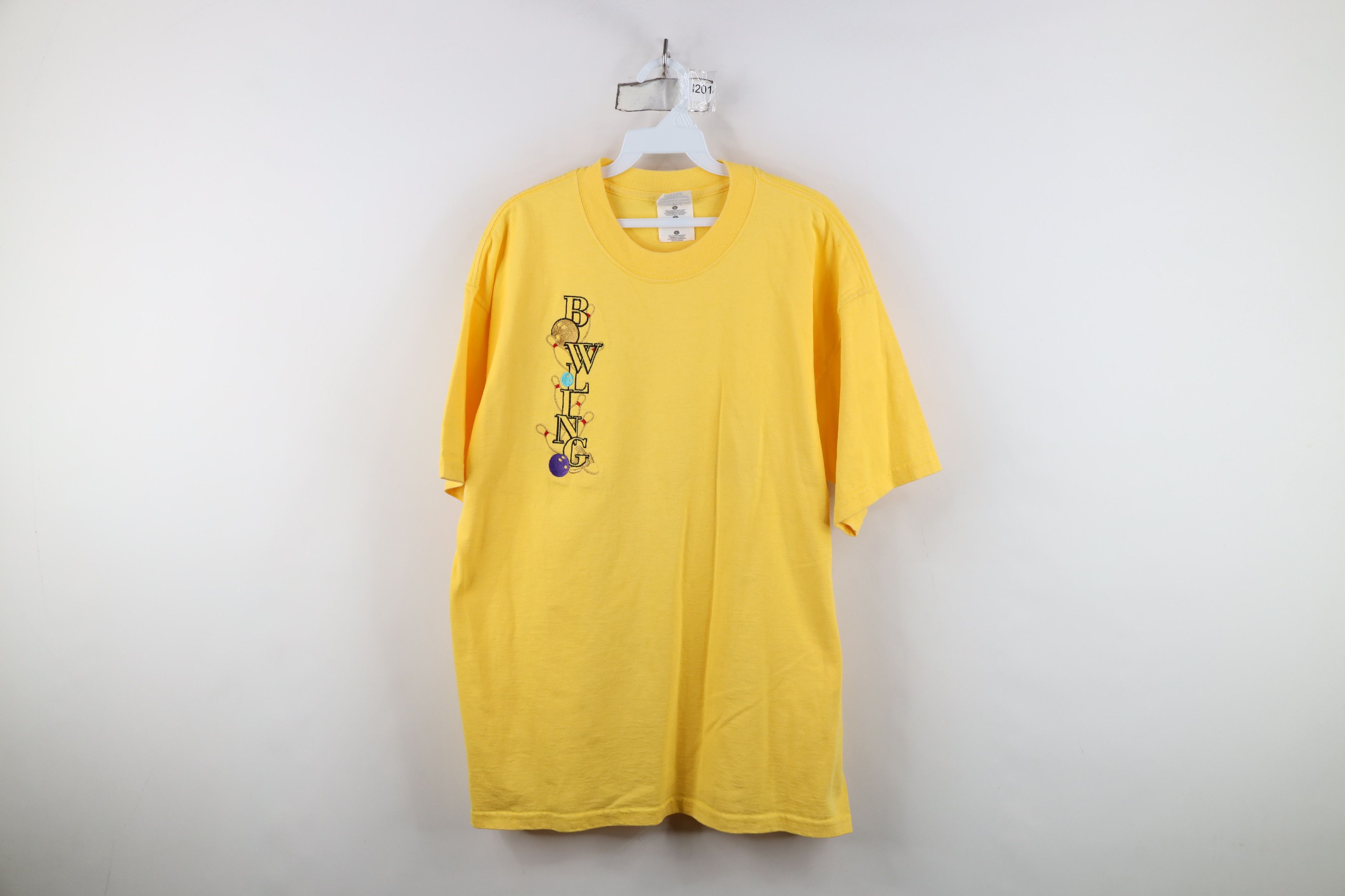 Vintage Vintage 90s Streetwear Spell Bowling Short Sleeve T-Shirt Size US L / EU 52-54 / 3 - 1 Thumbnail