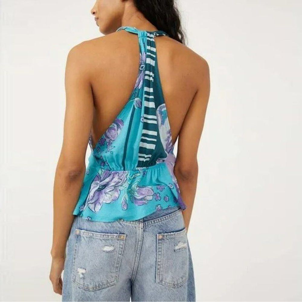 Free People NWT New Free People Hot Tropics Ocean Combo Tank Size L Size L / US 10 / IT 46 - 2 Thumbnail