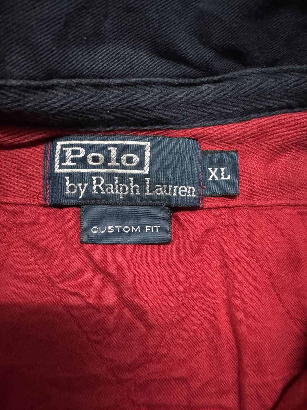 Polo Ralph Lauren VINTAGE 90's POLO RALPH LAUREN BLEECKER NEW YORK 3 POLO RED Size US XL / EU 56 / 4 - 12 Thumbnail