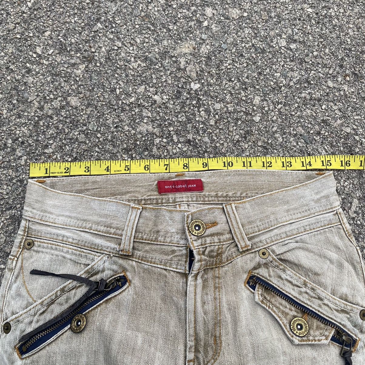 If Six Was Nine ANTI LABEL JEAN Vintage Lowrise Flare Size US 30 / EU 46 - 8 Thumbnail