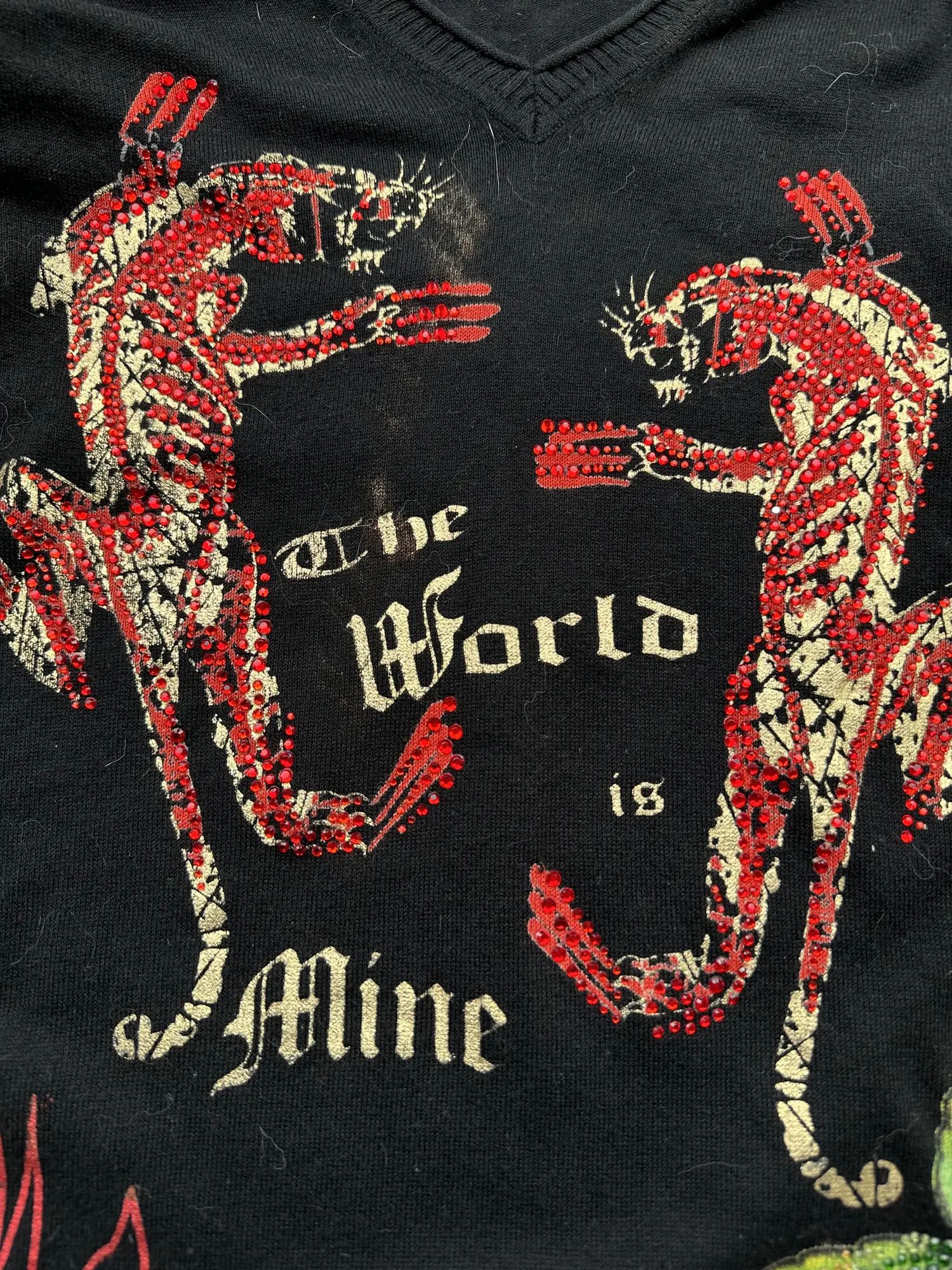 Ed Hardy Ed Hardy Vintage Mini Dress (B98) Size XS / US 0-2 / IT 36-38 - 5 Thumbnail