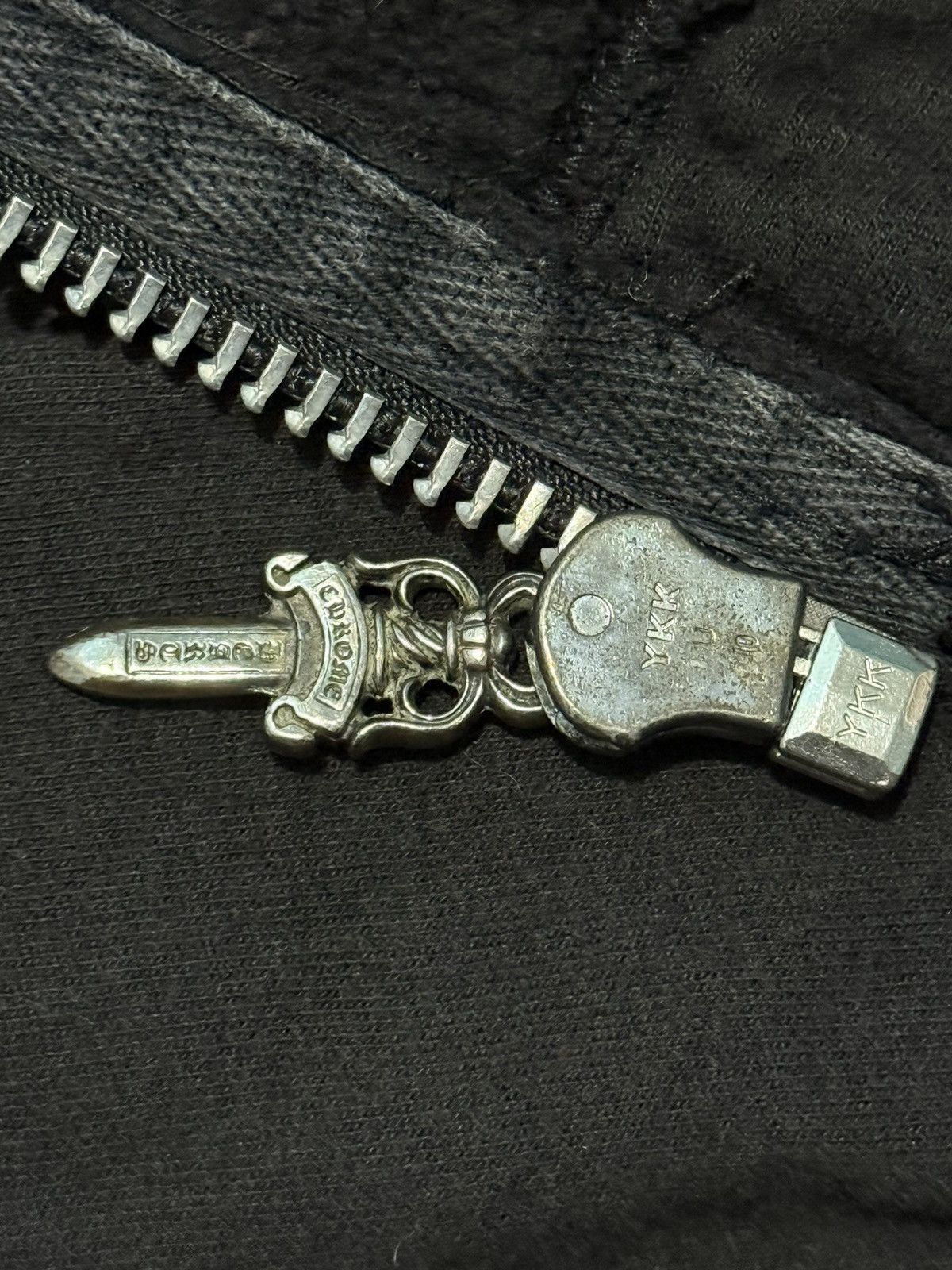 Chrome Hearts Vintage Chrome Hearts - Horseshoe patch Leather zipup jacket Size US M / EU 48-50 / 2 - 5 Thumbnail