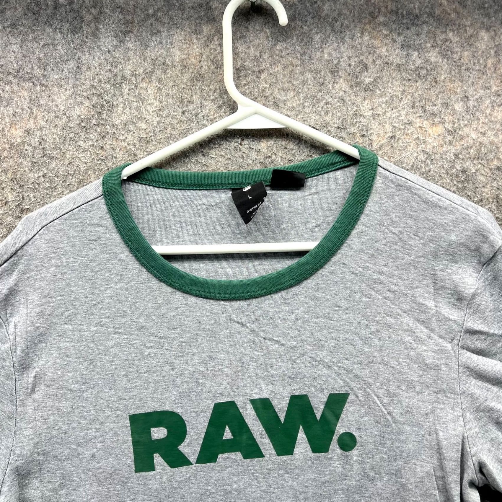 G-Star G Star Raw Shirt Women Large Gray Crewneck Slim Fit Tee Casual Tee Shirt Women L Gray Stars Shirt Size L / US 10 / IT 46 - 3 Thumbnail