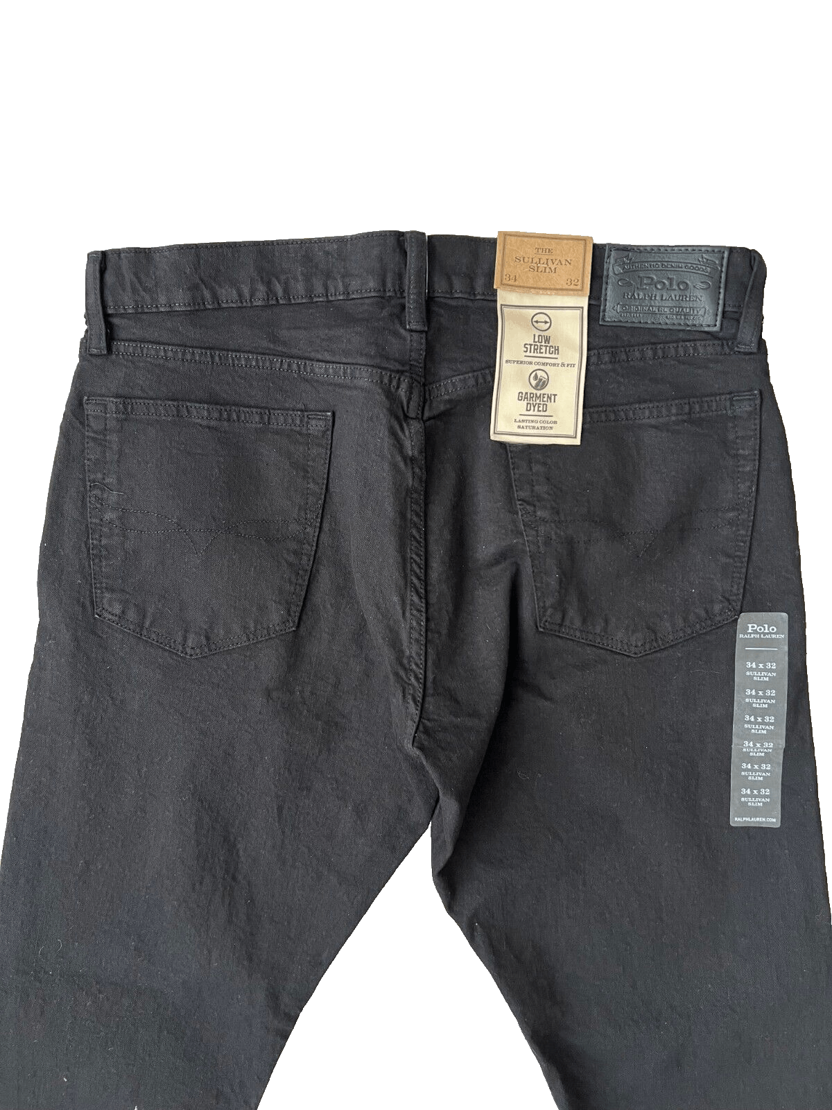 Polo Ralph Lauren Polo Ralph Lauren Sullivan Slim Fit Jeans in Black ( 34x32 ) Size US 34 / EU 50 - 4 Thumbnail