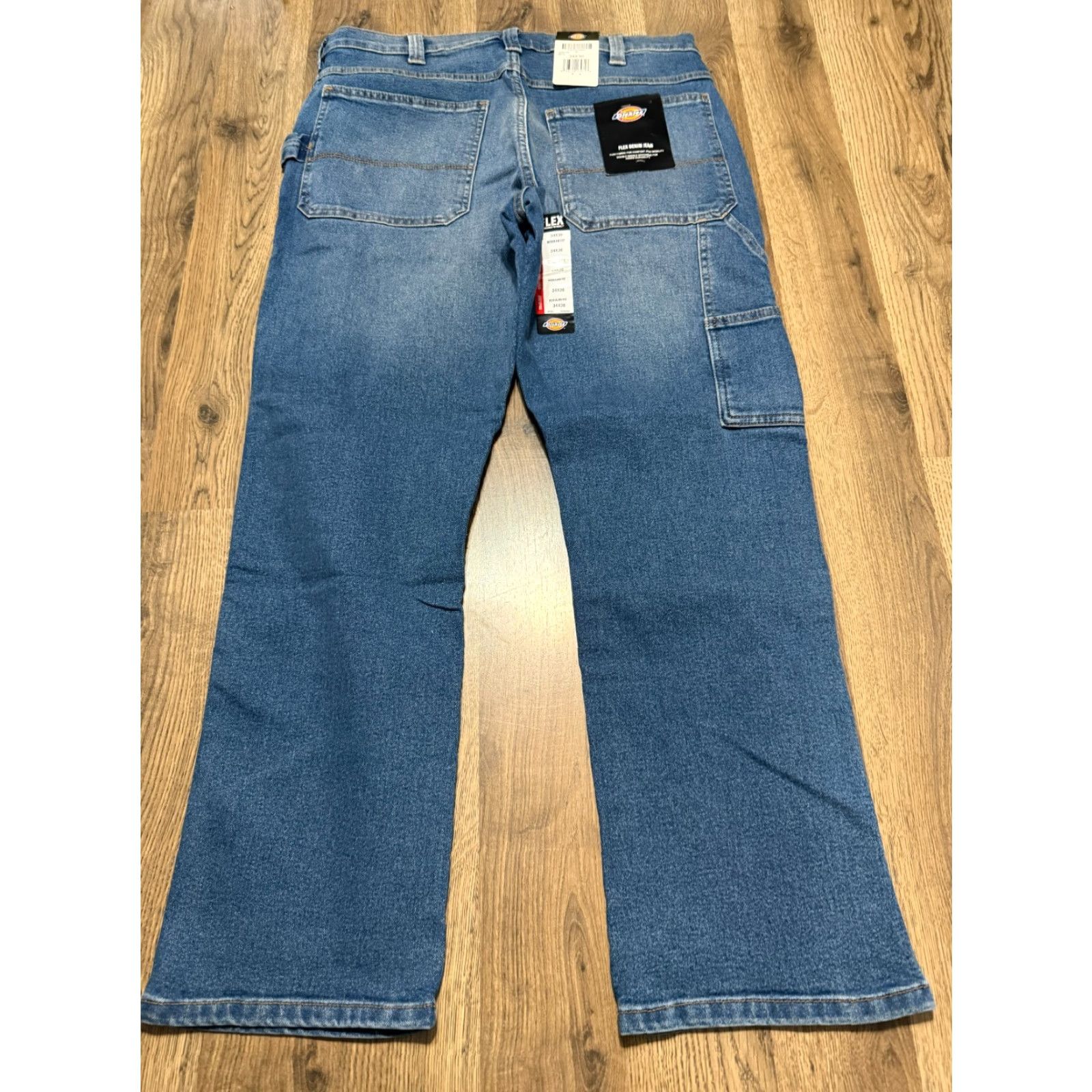 Dickies Dickies Jeans Men's Size 34 Blue Denim Straight Leg Mid Rise Medium Wash NWT Size US 34 / EU 50 - 2 Thumbnail