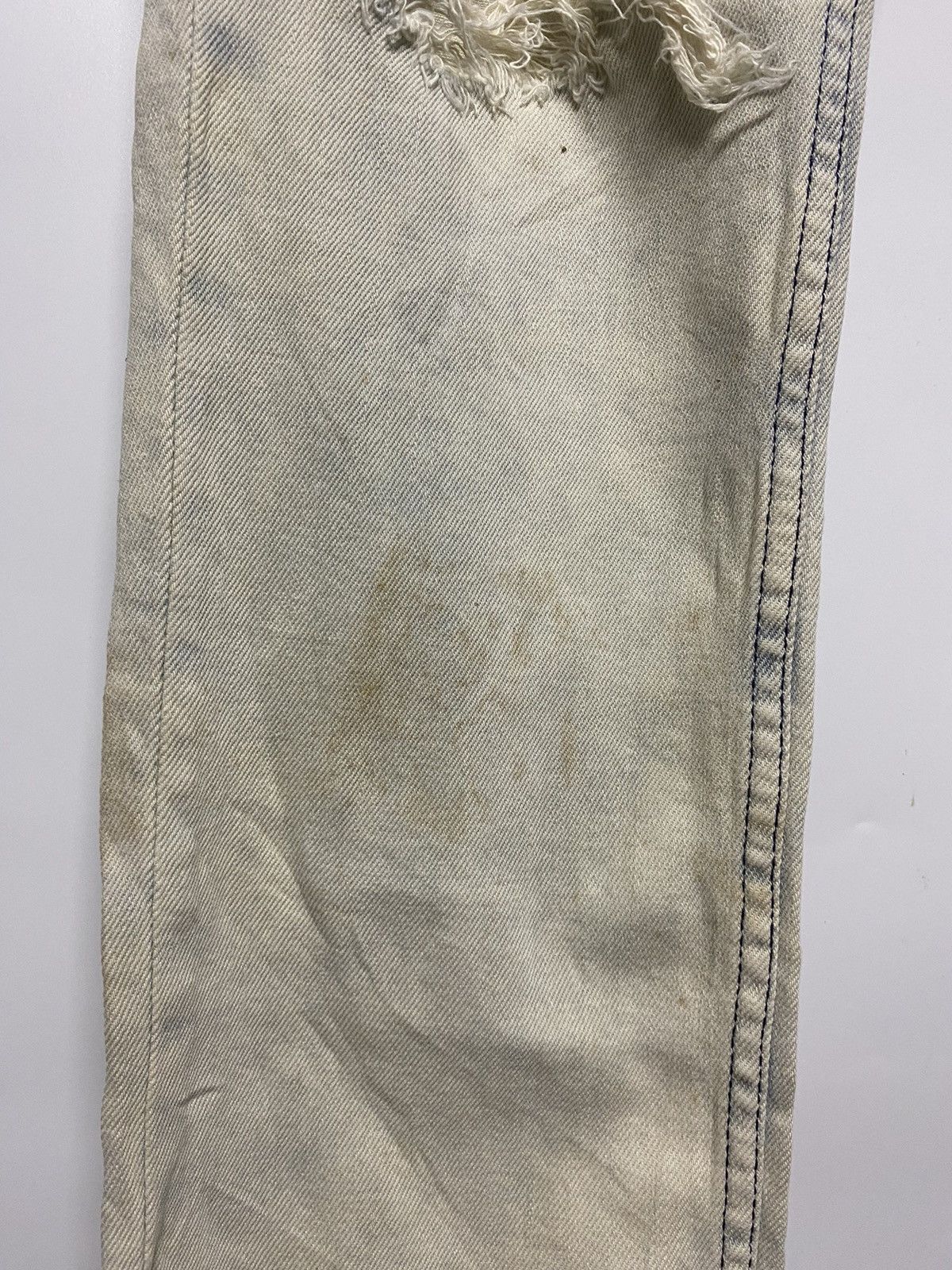 Guess × Vintage Vintage GUESS Los Angelas Skinny Distressed Denim Jeans Size US 34 / EU 50 - 11 Thumbnail