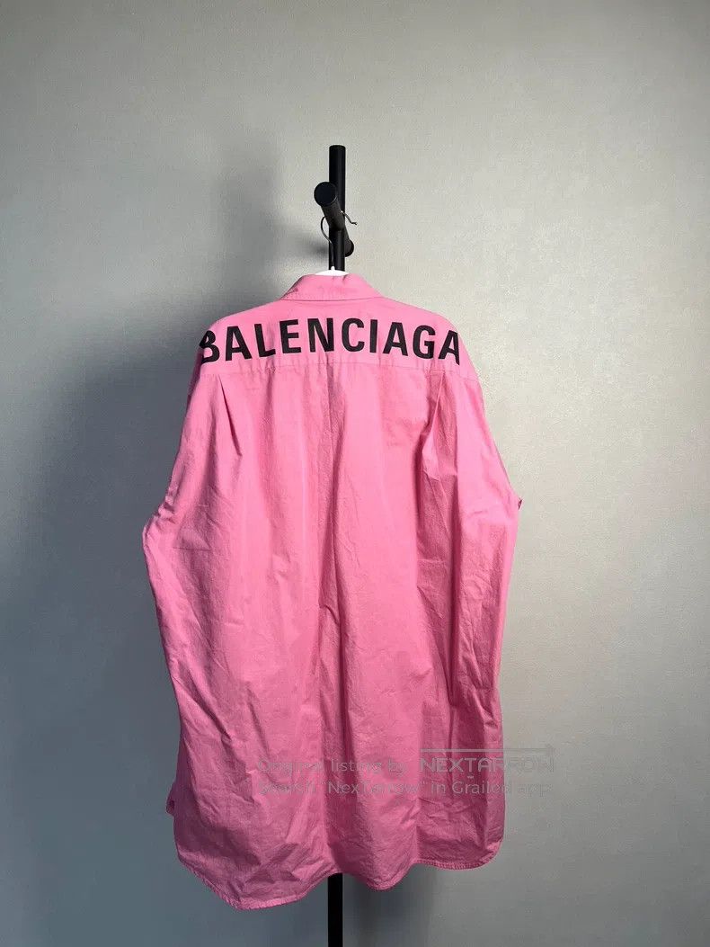 Balenciaga Balenciaga size 41 Pink Denim Shirt Size US S / EU 44-46 / 1 - 2 Thumbnail