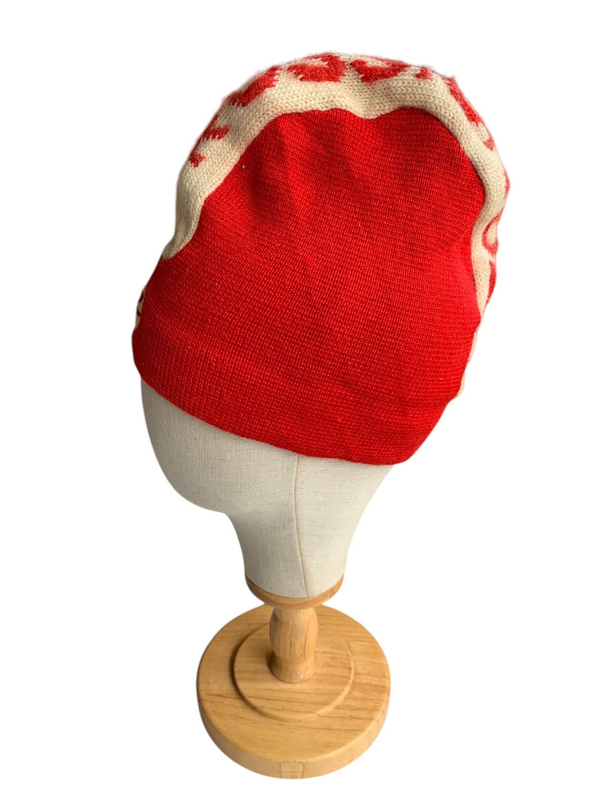 14th Addiction × Vintage VINTAGE KNIT WOOL MOHAWK STYKE RESSIGNOL WINTER BEANIE HATS Size ONE SIZE - 1 Thumbnail