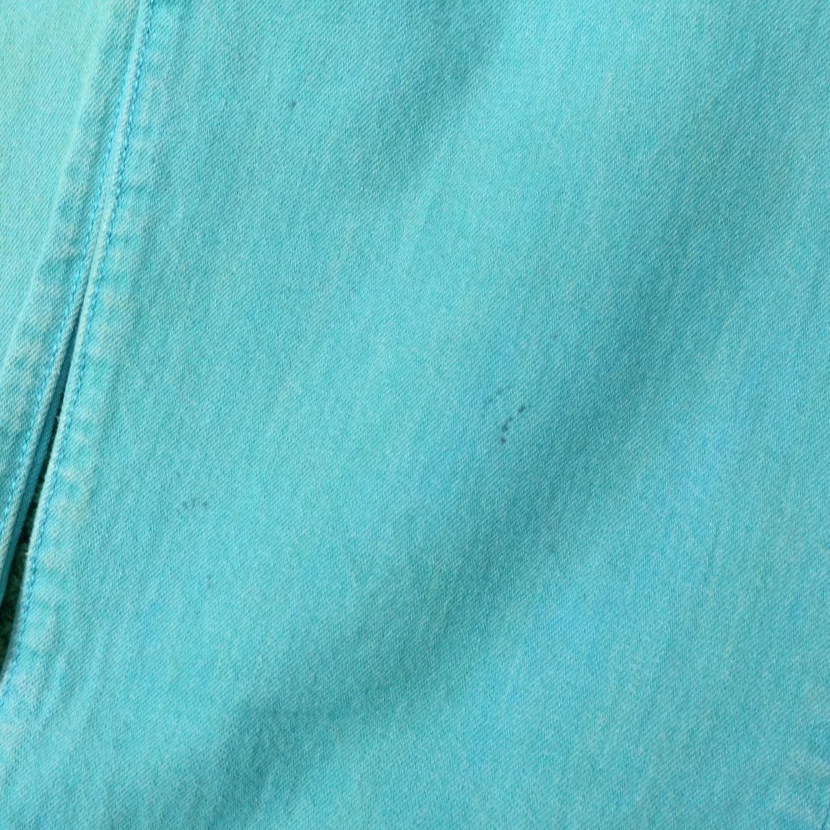 Levi's Levi's 501 Jeans Mens 39x27 Blue Teal Straight Classic Denim Button Fly Size US 39 - 6 Thumbnail