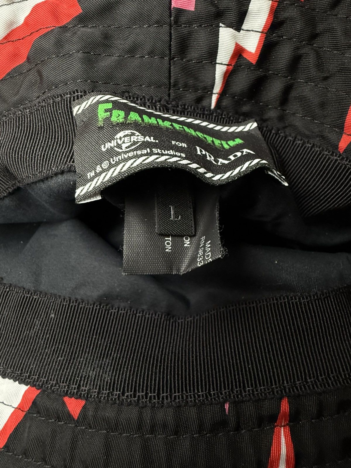 Prada Prada x Frankenstein Nylon Bucket Hat Size ONE SIZE - 6 Thumbnail