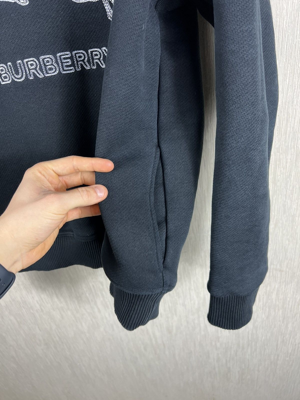 Burberry London big logo knight prorsum embroidered hoodie