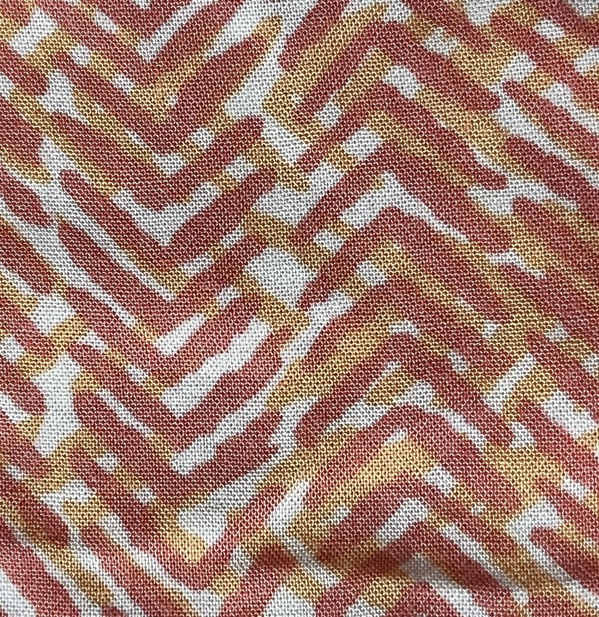Loft Ann Taylor LOFT Coral Chevron Semi Sheer Blouson Mini M Size M / US 6-8 / IT 42-44 - 7 Thumbnail