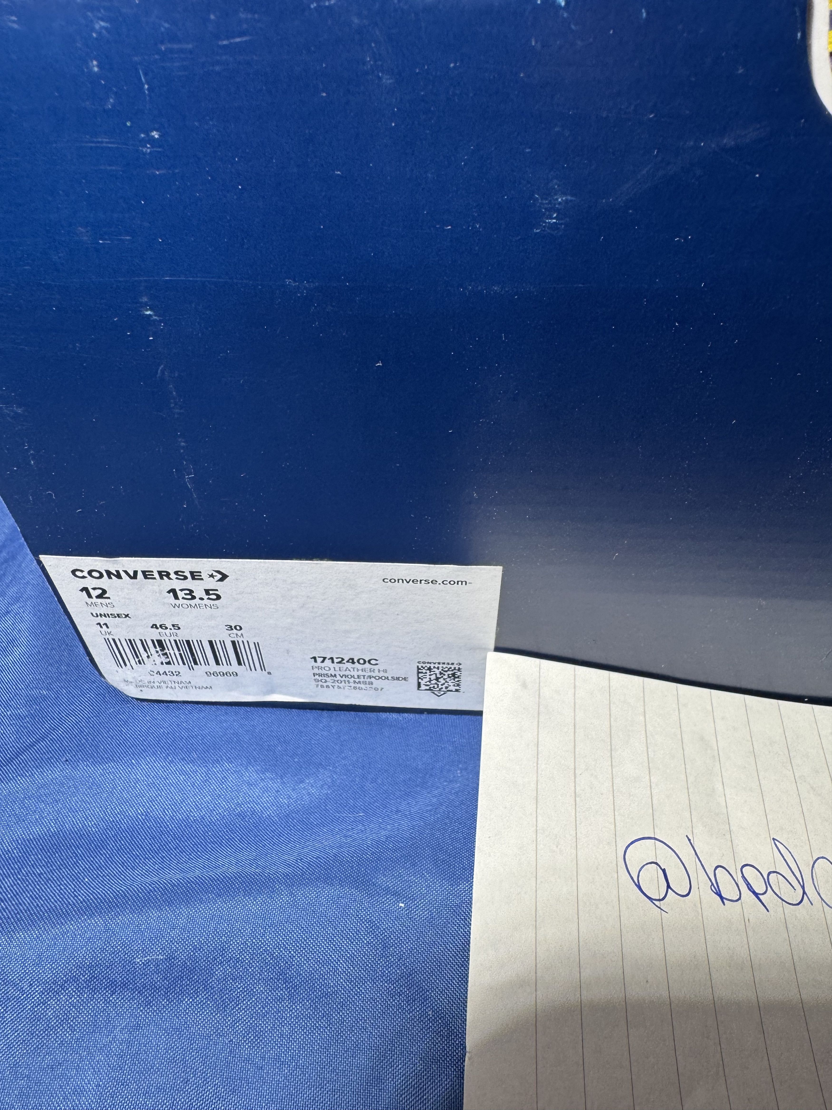 Market Converse × Jeff Hamilton × Market Lakers leather size 12 Size US 12 / EU 45 - 6 Thumbnail