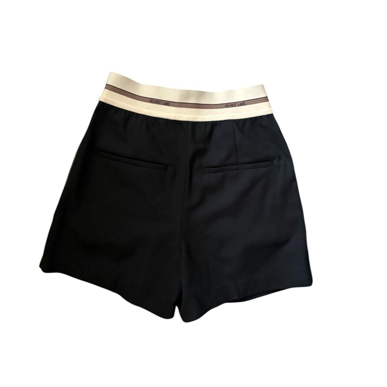 Helmut Lang Helmut Lang Black Pull On Shorts Size Black Size 0 Size 25" / US 0 / IT 36 - 6 Thumbnail