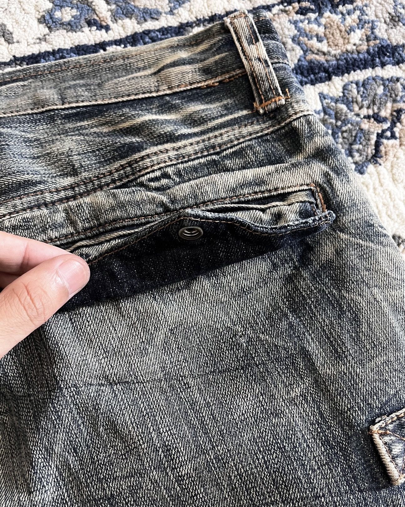 semanticdesign Semantics Design Cargo Denim Size US 31 - 8 Thumbnail