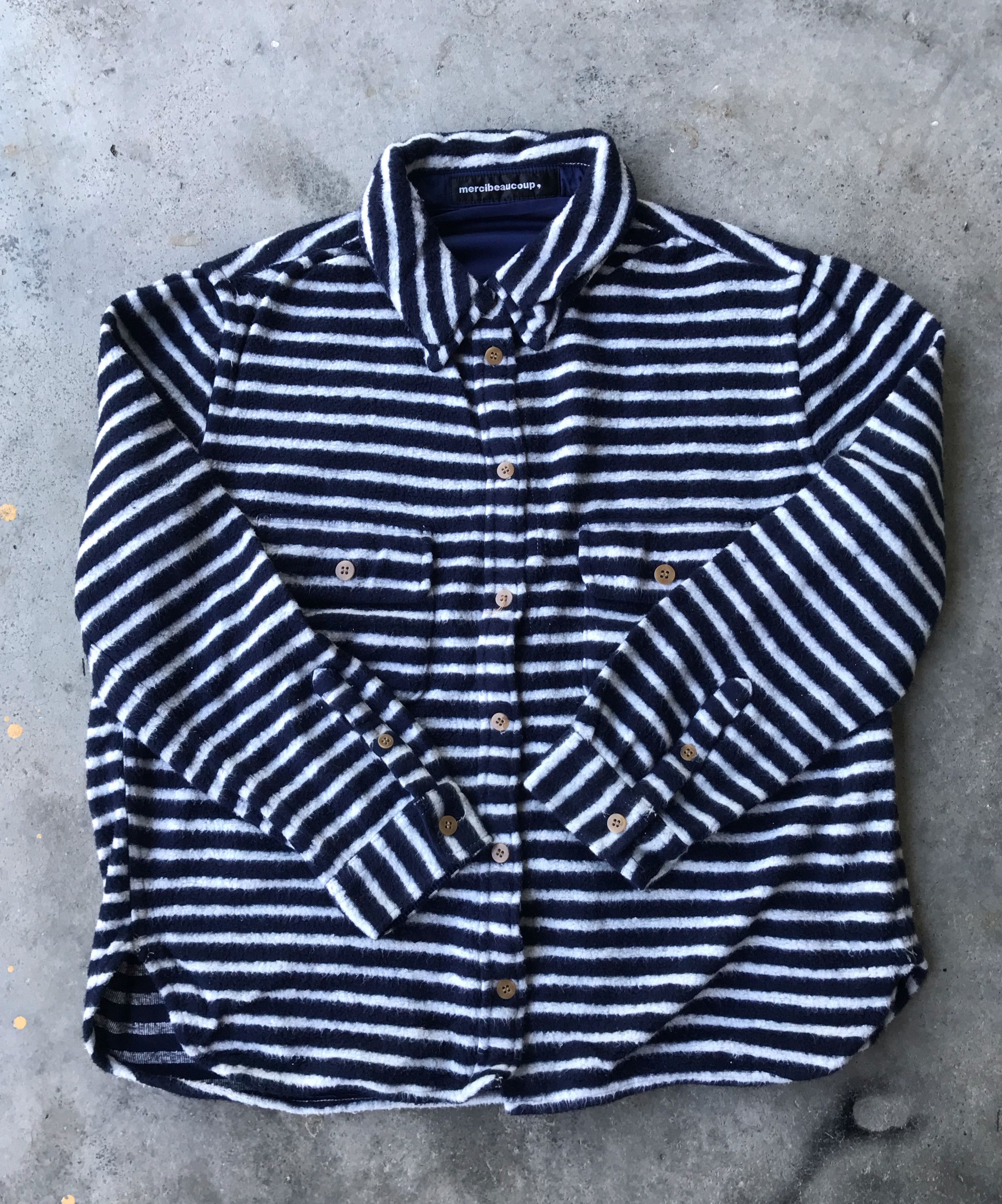 Issey Miyake × mercibeaucoup Mercibeaucoup stripes shirts Size S / US 4 / IT 40 - 6 Thumbnail