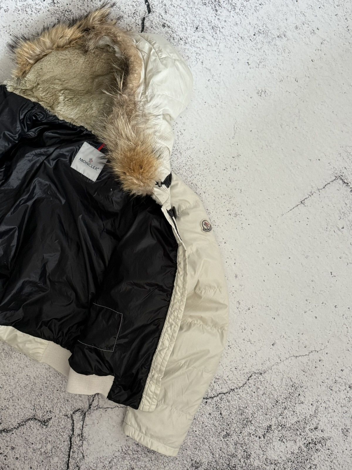 Moncler Vintage Moncler Cropped Down Puffer Bomber Jacket | 3 Size M / US 6-8 / IT 42-44 - 7 Thumbnail