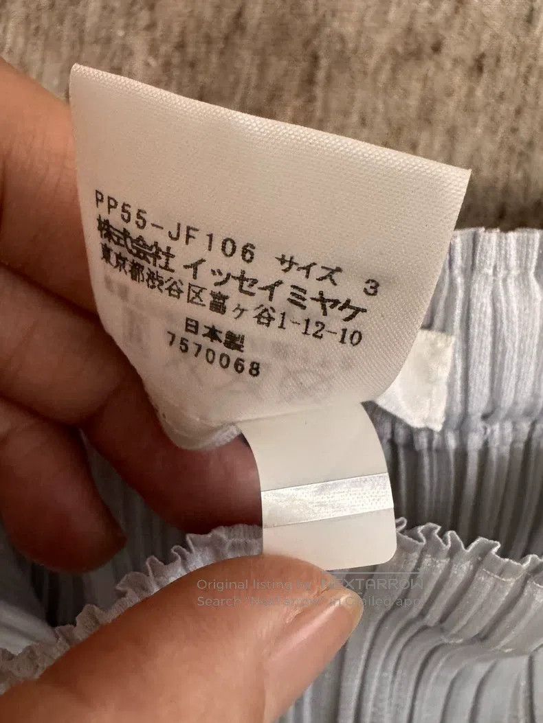 Issey Miyake Issey Miyake size:3 Ice Blue Cropped Pants Size 22" - 6 Thumbnail