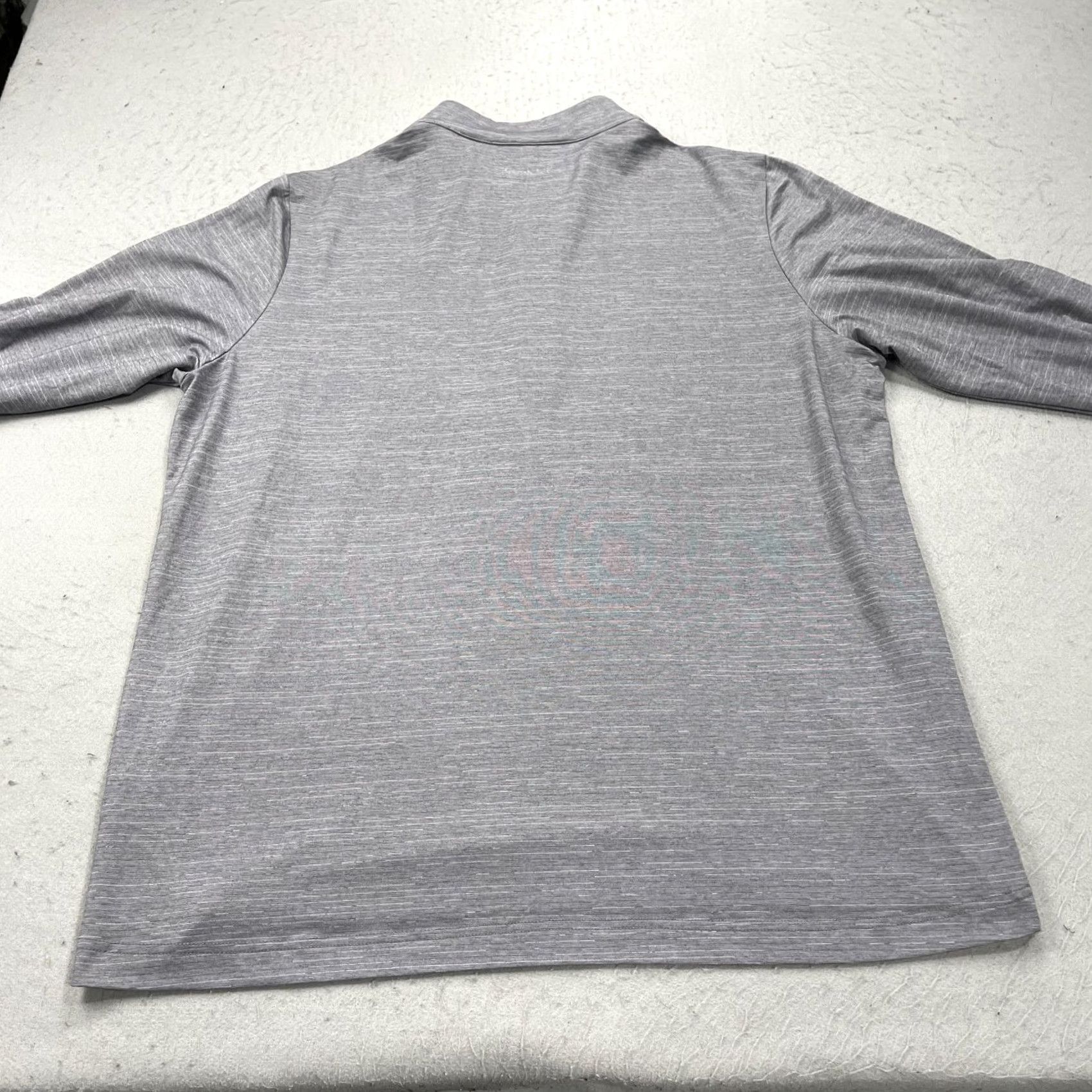 TravisMathew Travis Mathew Jacket Mens 2XL Gray Havasu Striped Pullover 1/4 Zip Golf Jacket Size US XXL / EU 58 / 5 - 7 Thumbnail