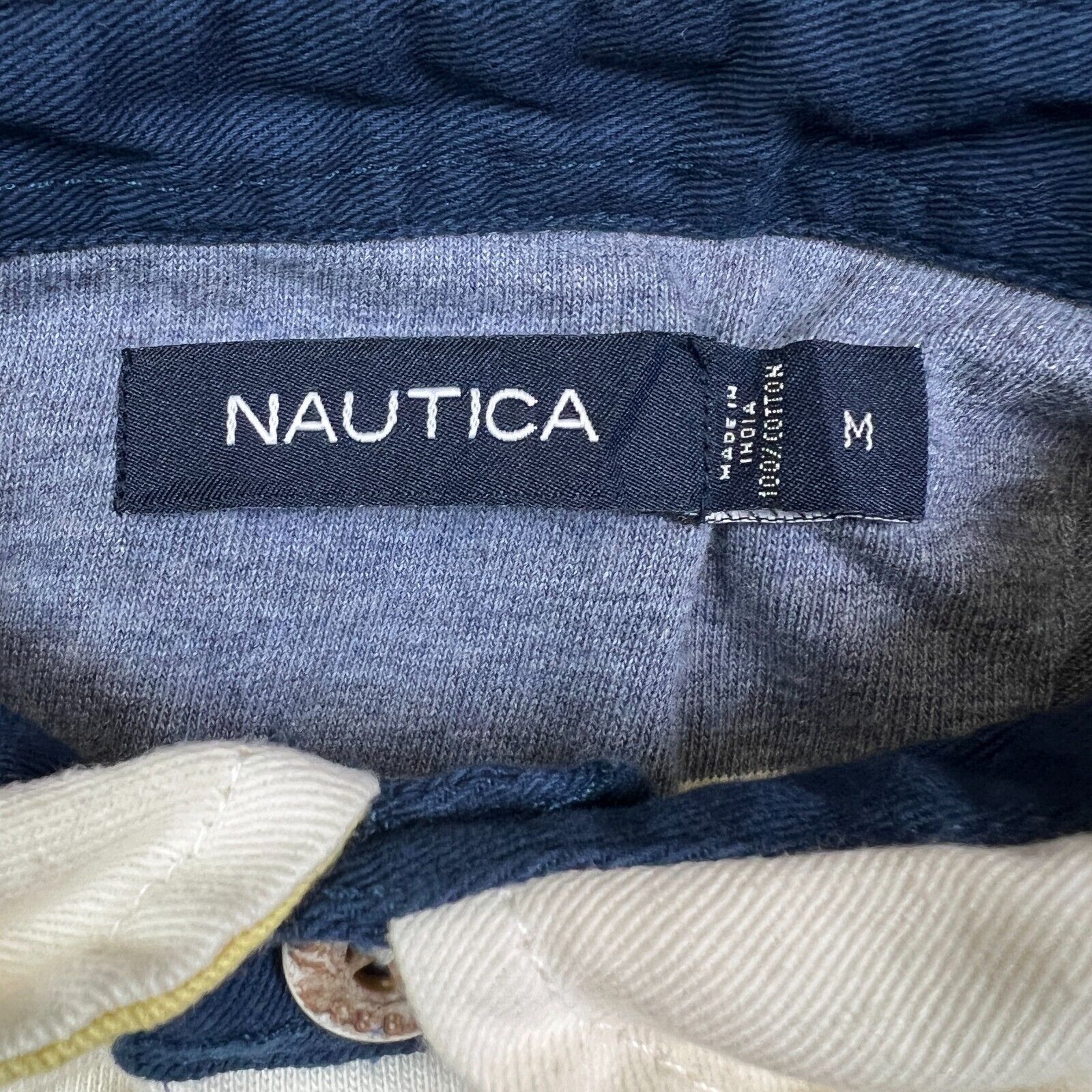 Nautica × Vintage Nautica Shirt Medium Logo Striped Preppy Rugby Long Sleeve Size US M / EU 48-50 / 2 - 7 Thumbnail