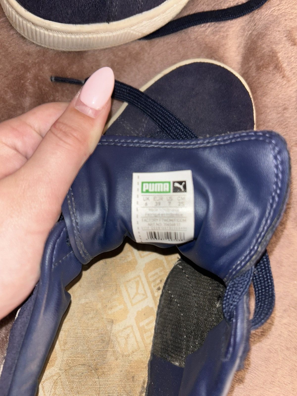 Puma Navy Puma Sneakers Size US 8.5 / IT 38.5 - 6 Thumbnail