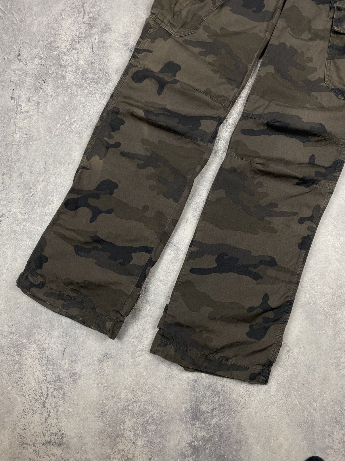 G-Star G Star Raw Danbury Field Cargo Pants Camo Army Bootcut Size 28" / US 6 / IT 42 - 4 Thumbnail