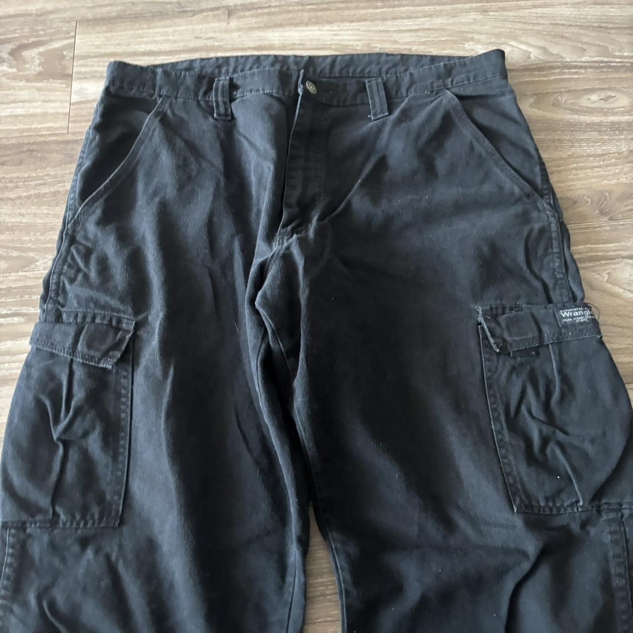 Vintage Crazy Vintage Y2K/2000s Baggy Black Streetwear Skater Cargo Pants! 36x32 Size US 36 / EU 52 - 4 Thumbnail