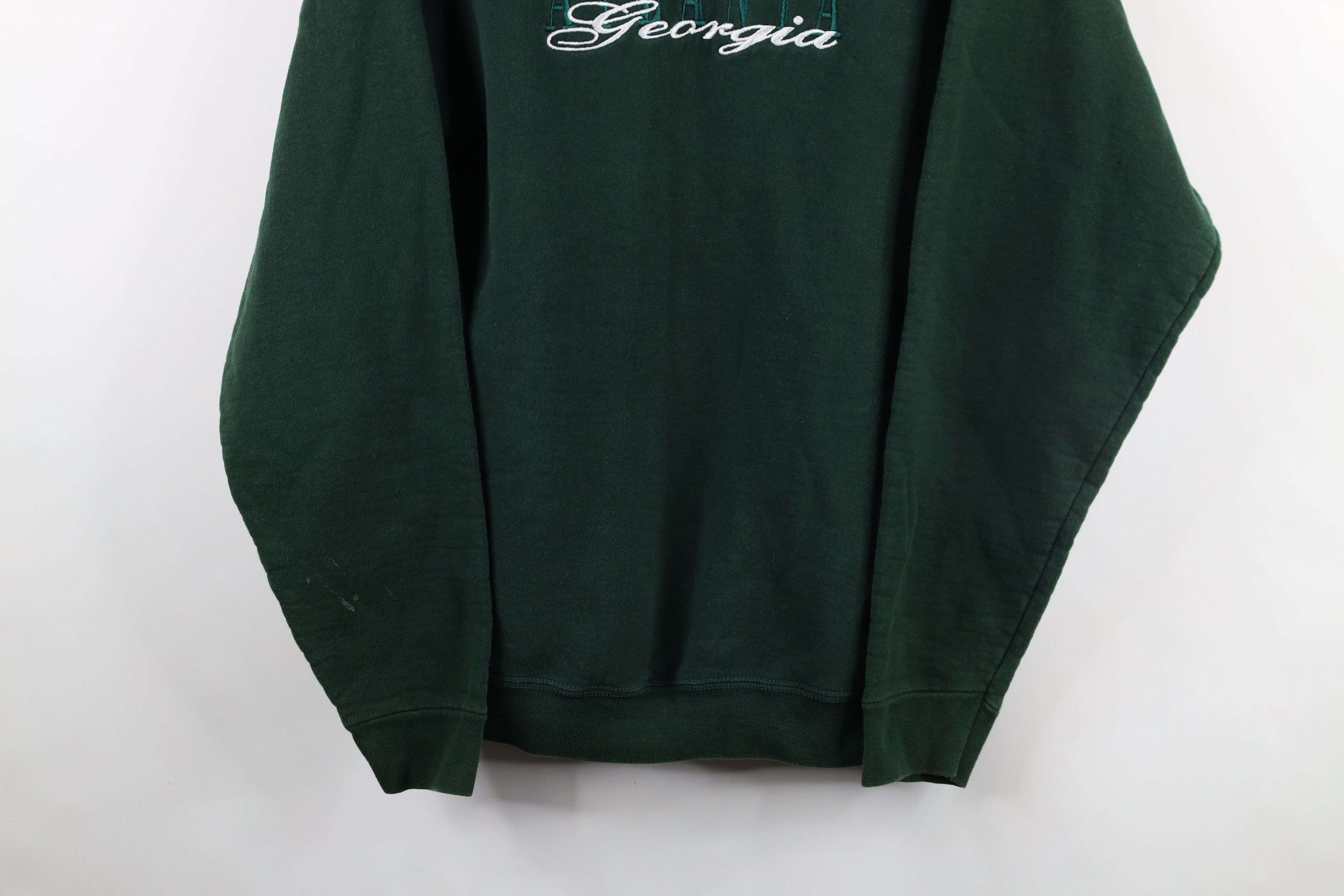 Vintage Vintage 90s Streetwear Script Atlanta Georgia Sweatshirt Size US L / EU 52-54 / 3 - 3 Thumbnail