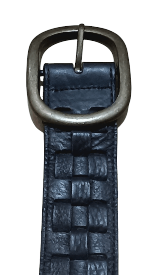 Genuine Leather CUSTOM BRAIDS LEATHER BELT Size 38 - 3 Thumbnail