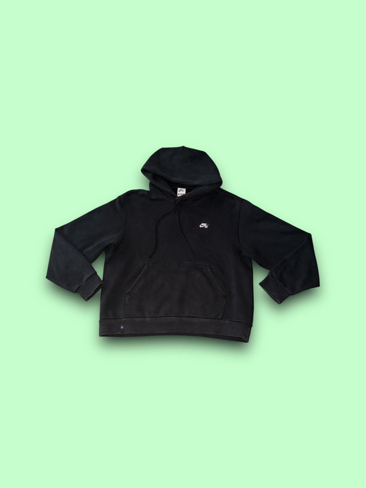 Nike Nike SB club fleece loose fit pullover hoodie black medium Size US 34 / EU 50 - 1 Thumbnail